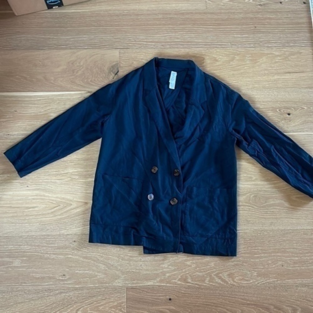 AMADI Linen/Rayon Blazer - Picture 1 of 11